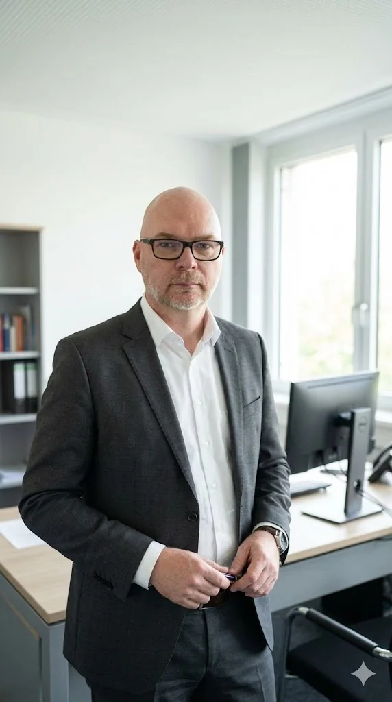 Stefan Budde-Siegel VDI in modernem Büroambiente